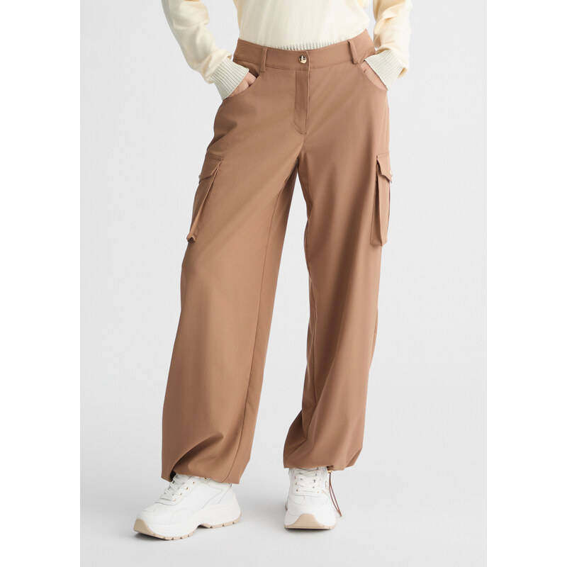 LIUJO Liu Jo Pantaloni Cargo Beige
