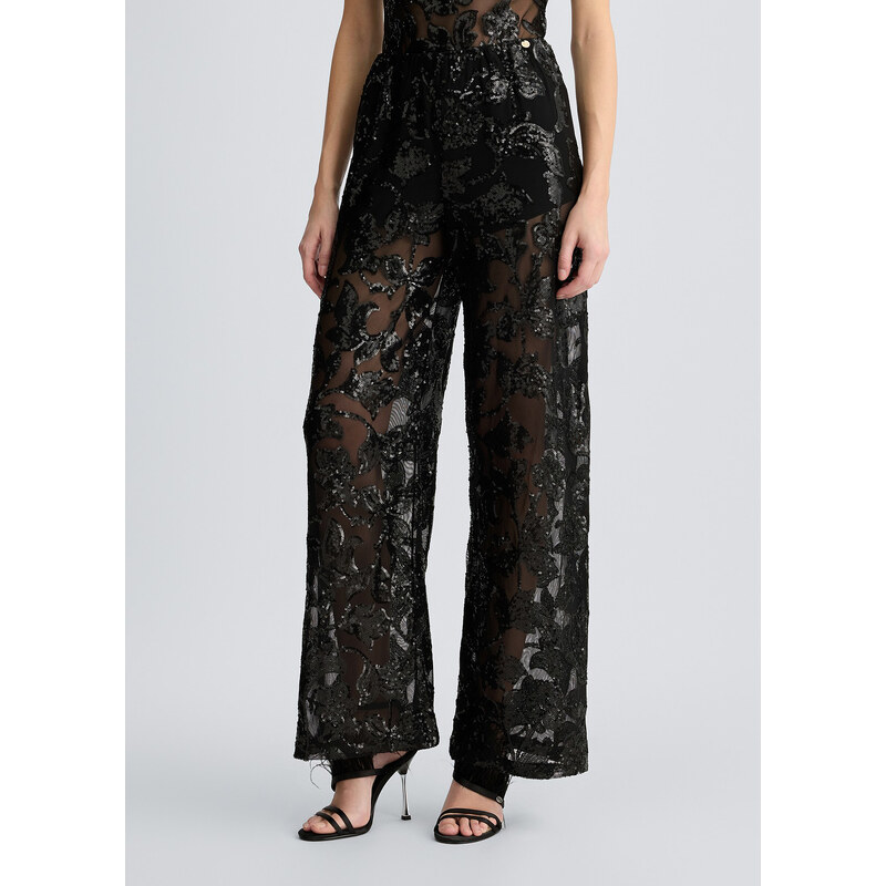 LIUJO Liu Jo Pantaloni In Tulle Ricamato