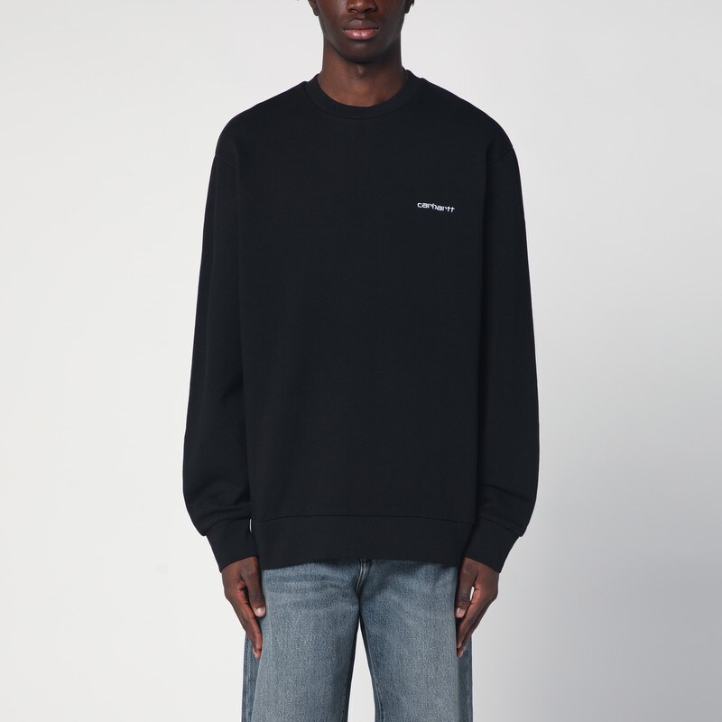 Carhartt WIP Script Embroidery Sweatshirt nera