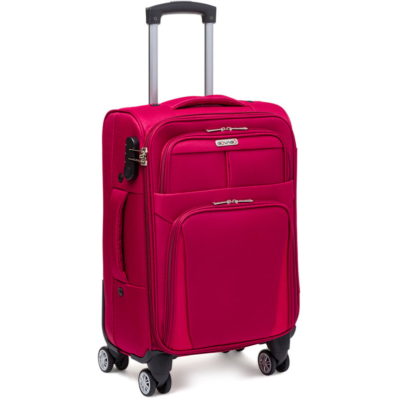 Trolley piccolo rosso in tessuto Govago