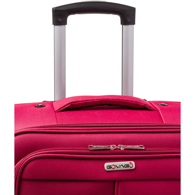 Trolley piccolo rosso in tessuto Govago