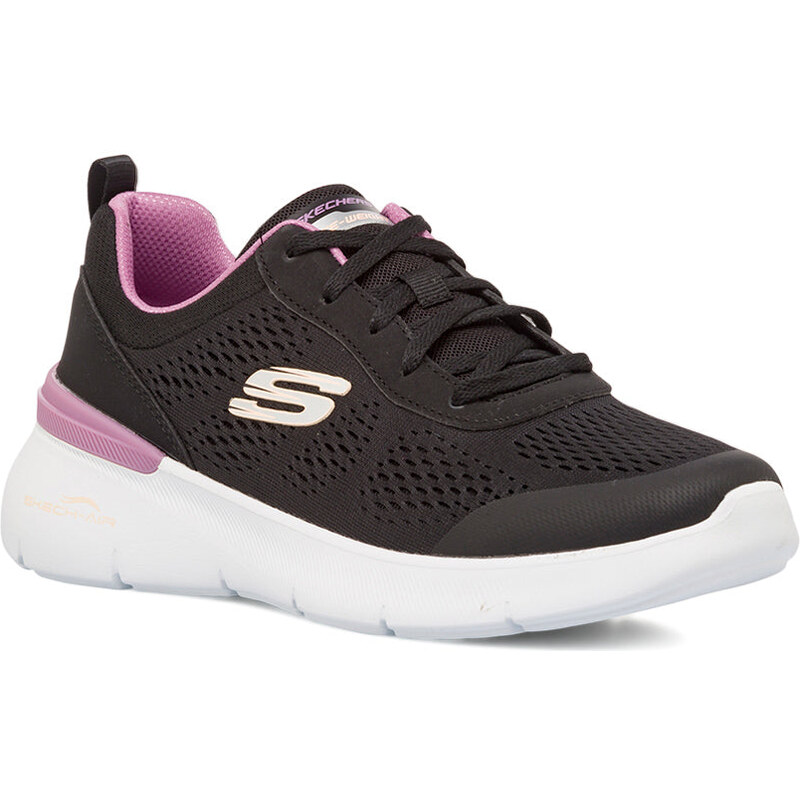 Scarpe da ginnastica nere Donna in memory foam Skechers Air Dynamight 2.0