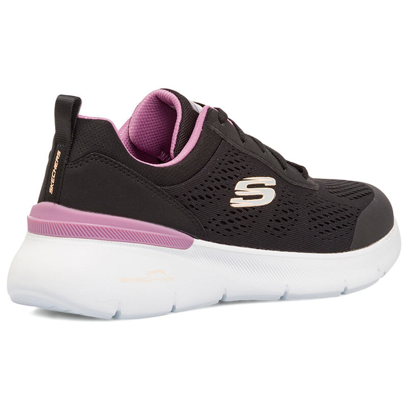 Scarpe da ginnastica nere Donna in memory foam Skechers Air Dynamight 2.0