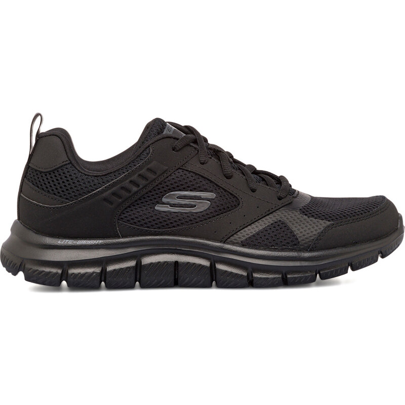 Scarpe da ginnastica nere da uomo in memory foam Skechers Track