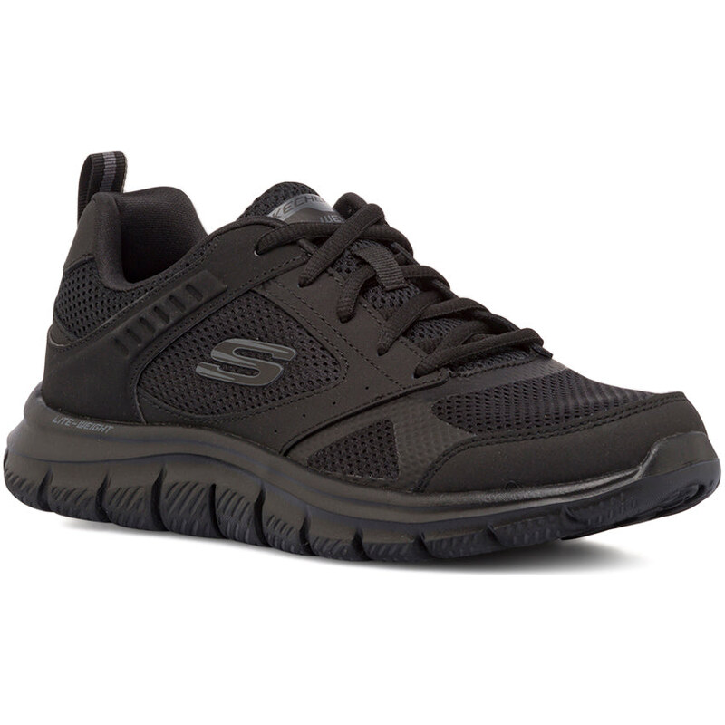 Scarpe da ginnastica nere da uomo in memory foam Skechers Track