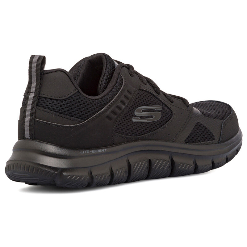 Scarpe da ginnastica nere da uomo in memory foam Skechers Track