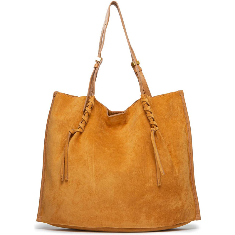 Gianni Chiarini shopper DORY in camoscio peanut
