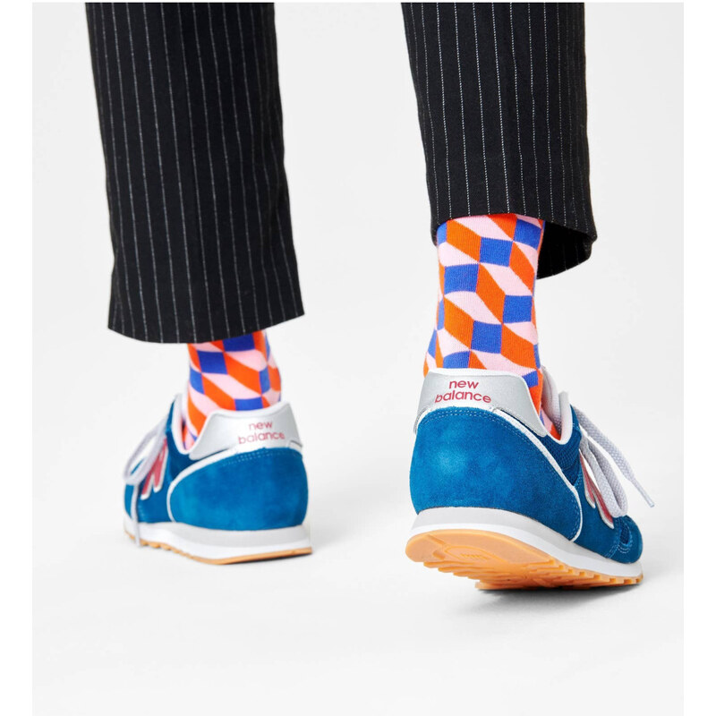 HAPPY SOCKS Calzini blu uomo Filled Optic Happy Sock's
