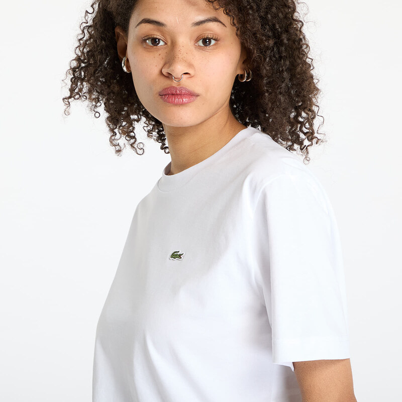 Maglietta LACOSTE Soft Cotton T-shirt White S