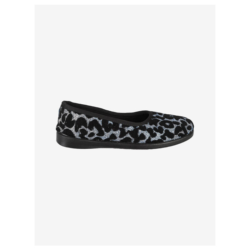 De Fonseca Pantofole Chiuse Da Donna Con Glitter Argento Taglia 37
