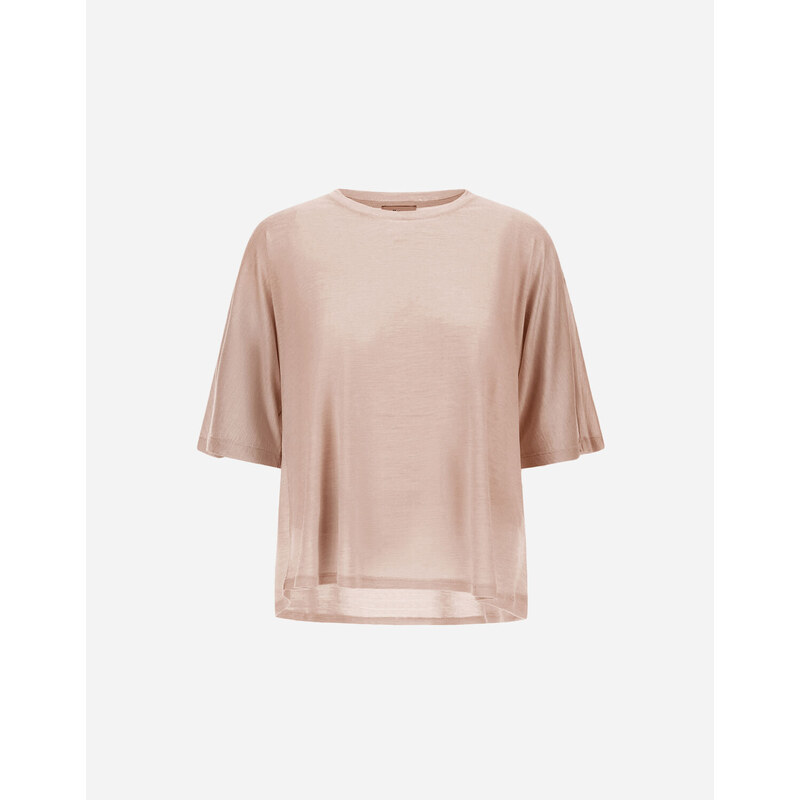 Herno T-SHIRT IN LIGHT SILK&WOOL