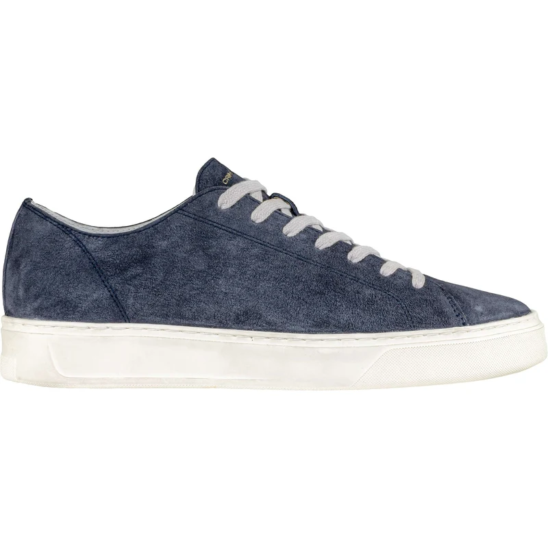 Scarpe Sneaker Crime London In Pelle Raw Cut - Moda Fashion Con Suola 3 Cm, Comode Ed Eleganti