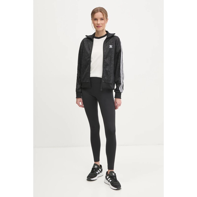 adidas Originals felpa SNAKE FB TT donna colore nero JI8404