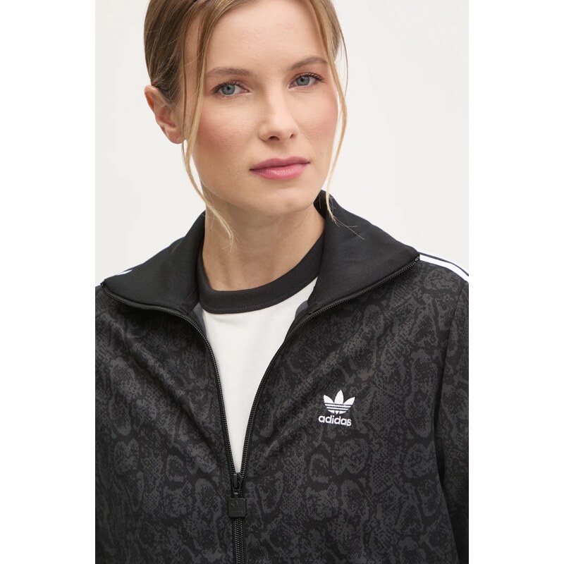 adidas Originals felpa SNAKE FB TT donna colore nero JI8404