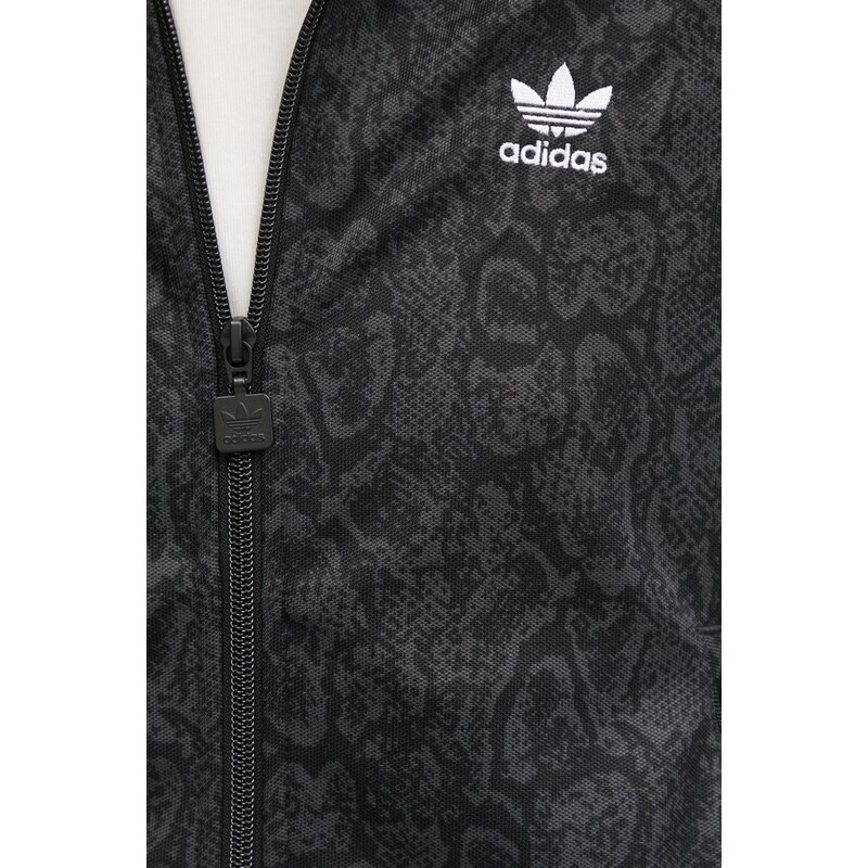 adidas Originals felpa SNAKE FB TT donna colore nero JI8404