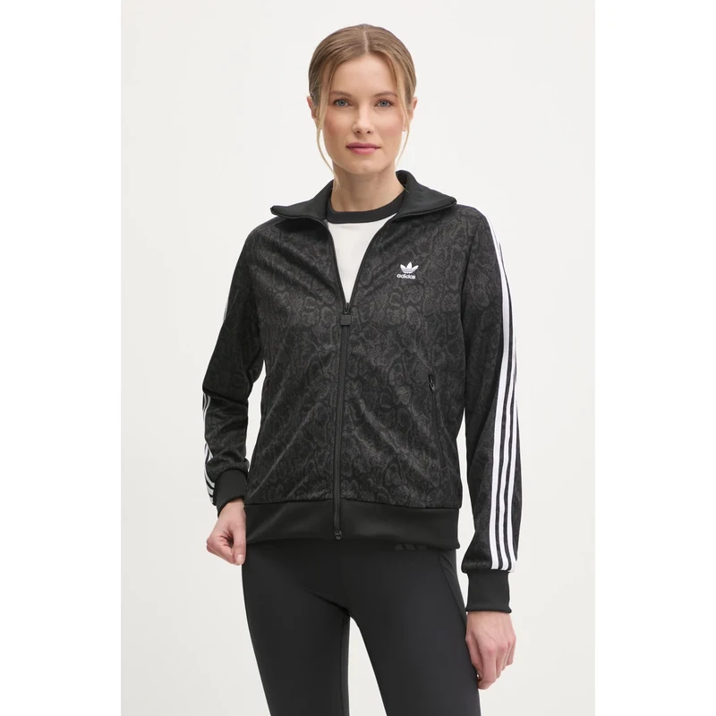 adidas Originals felpa SNAKE FB TT donna colore nero JI8404