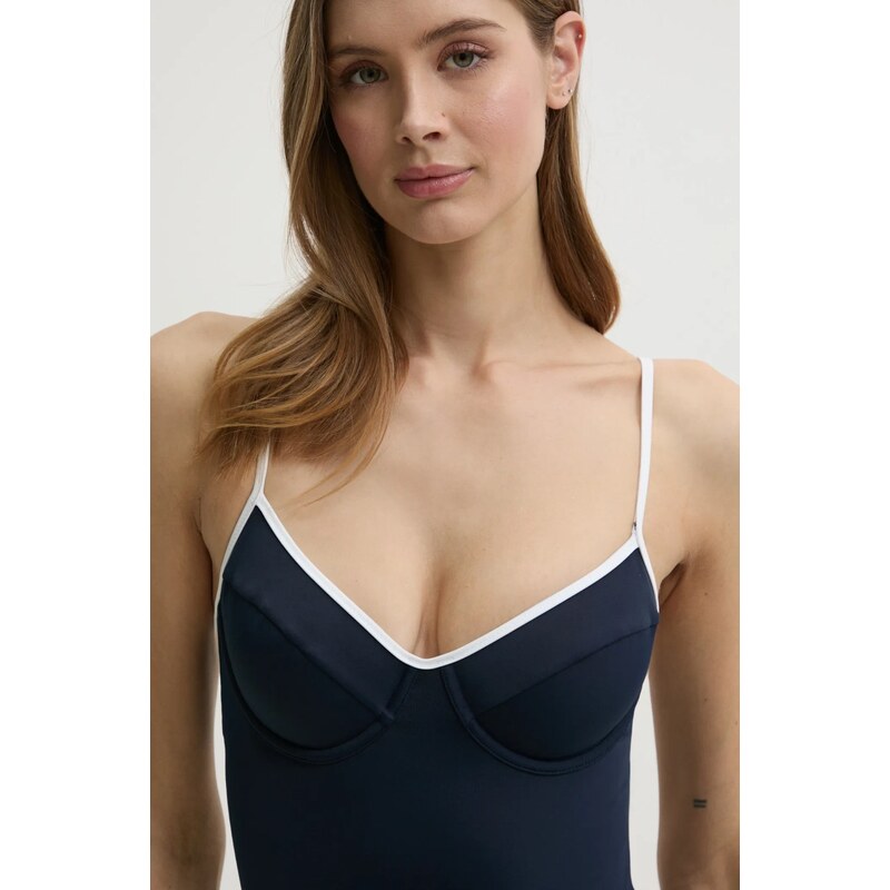 Tommy Hilfiger costume da bagno intero colore blu navy UW0UW05848