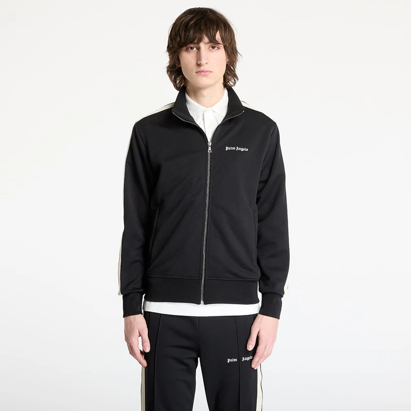 Palm Angels Felpa con logo fiamma PMBA026S25FLE0021003