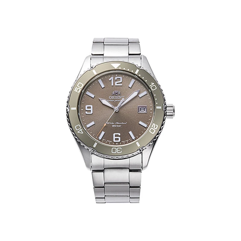 Orient Orologio Da Uomo FEM7R002H9 – Automatico Giapponese Calibro 46943, 100m, Corona Filettata, Giorno E Data, Bracciale In Metallo