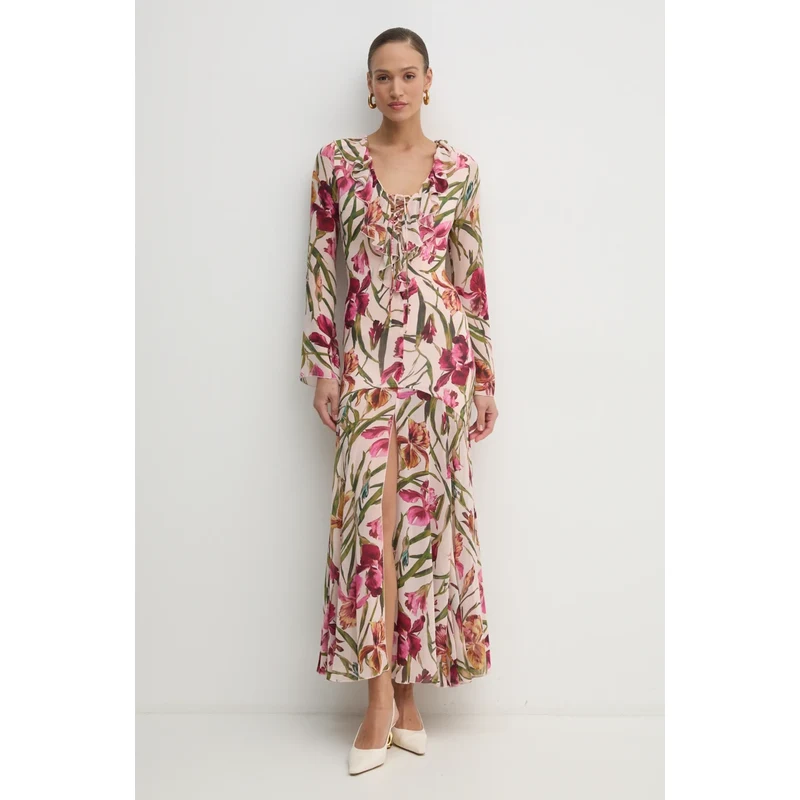 Marciano Guess vestito IRIS colore rosa 5RGK41 9603Z