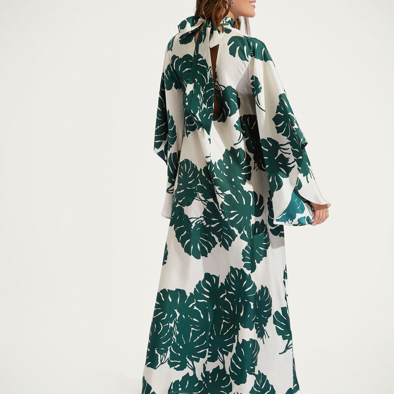 La DoubleJ Dresses gend - Magnifico Dress Monstera M 100% Silk