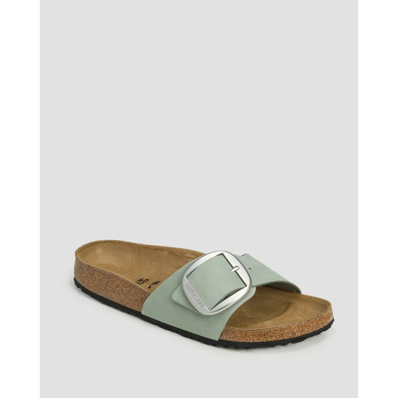 Ciabatte Verdi Da Donna Birkenstock Madrid Big Buckle Nubuck Leather ciabatte-verdi-da-donna-birkenstock-madrid-big-buckle-nubuck-leather