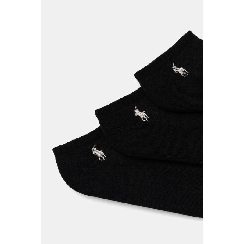 Polo Ralph Lauren calzini pacco da 3 donna colore nero 455972885