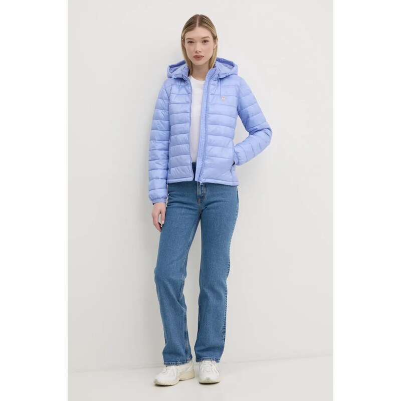 Guess Jeans giacca colore blu W5RL99 WHAB2