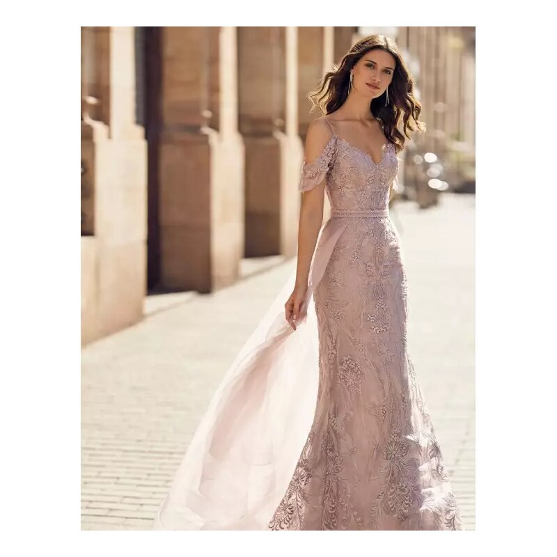 Marfil Barcelona Abito, Colore Rosa, Taglia Standard Donna 46