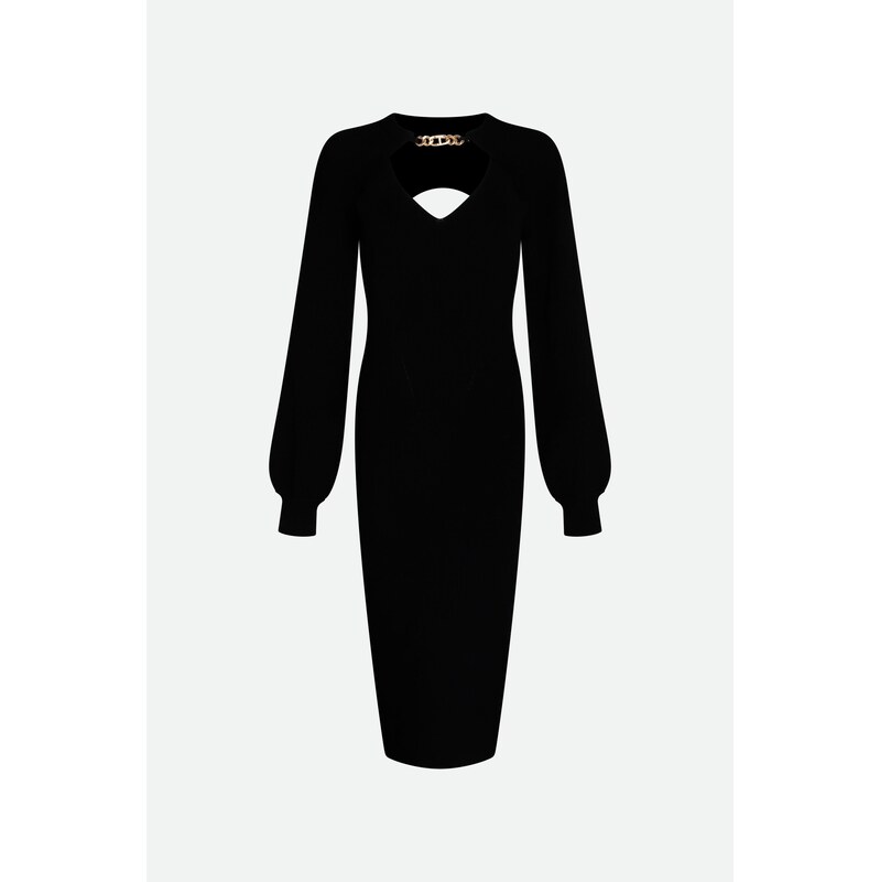 Twinset Abito e Coprispalle Nero - L