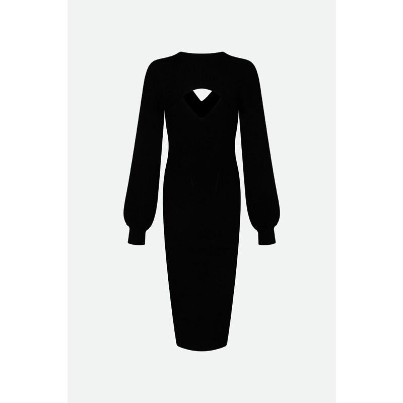 Twinset Abito e Coprispalle Nero - L