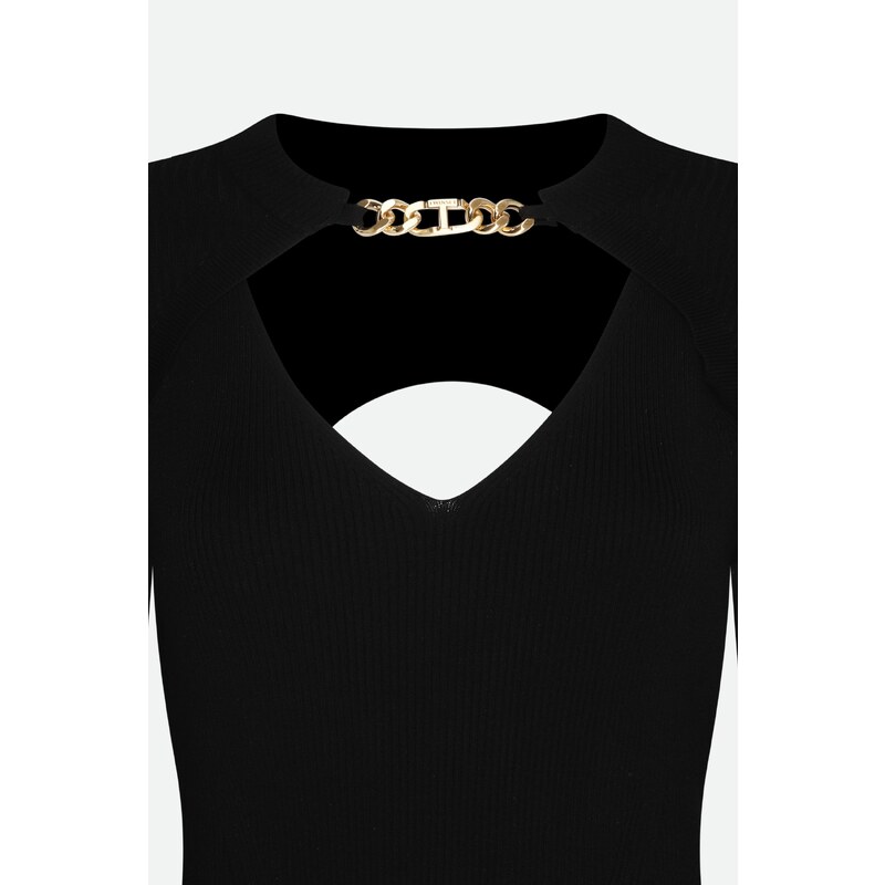 Twinset Abito e Coprispalle Nero - L