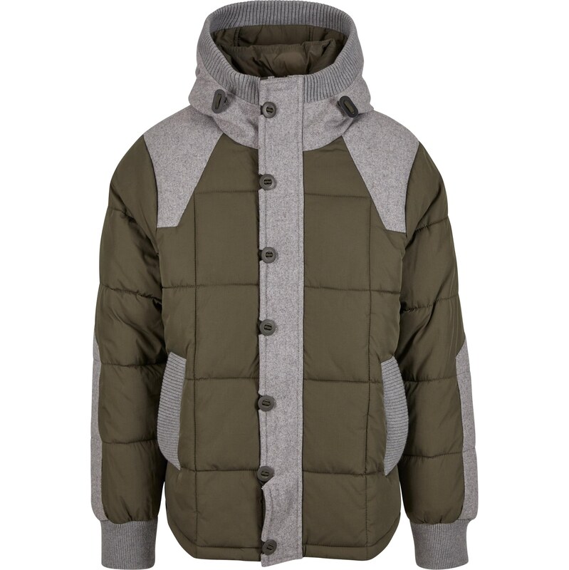 Brandit Britannia Giacca Invernale Uomo In Cotone - Modello M65, Fodera In Peluche, Cappuccio Nascosto, Colore Nero, Taglia XL