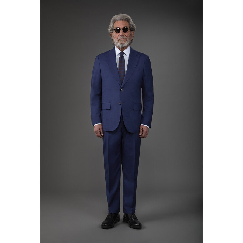 Doppelganger Abito uomo monopetto con pantalone ad una pinces con