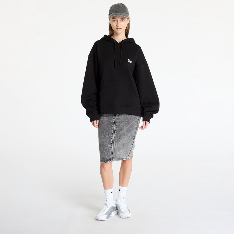 Felpa Patta Bark Boxy Hooded Sweater UNISEX Black S