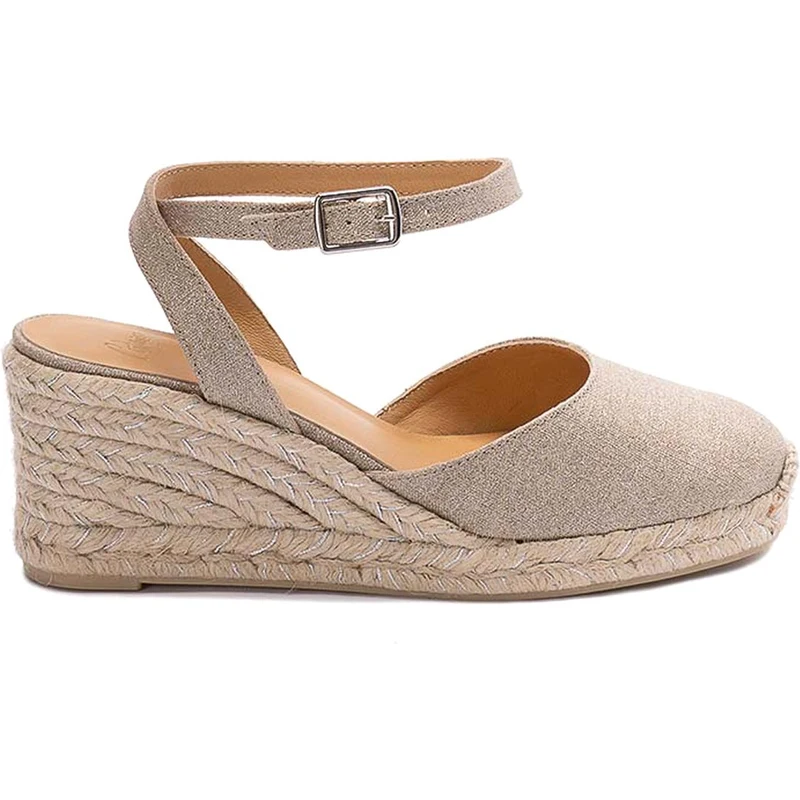 Sandali Espadrillas Con Zeppa Uomo GIOSEPPO Yacolt - Cotone Riciclato, Suola In Gomma Vegetale