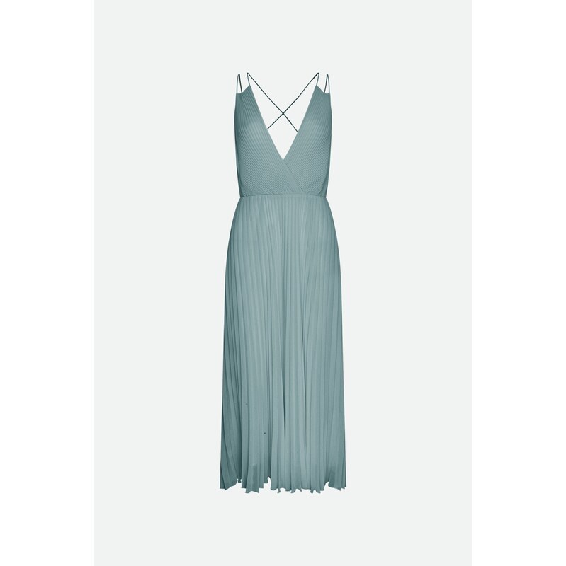 Twinset Abito Midi Celeste - 46