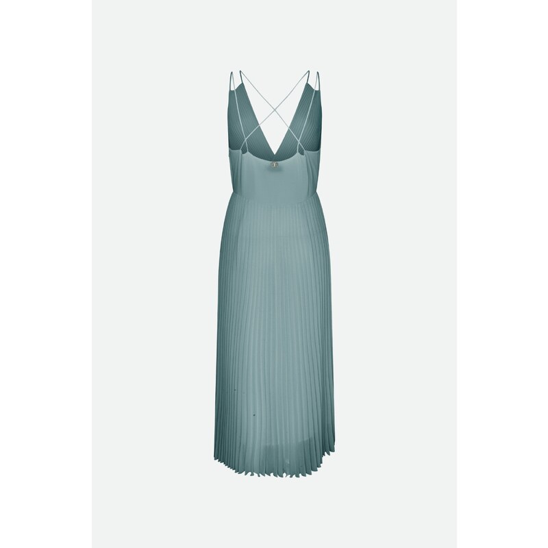 Twinset Abito Midi Celeste - 46