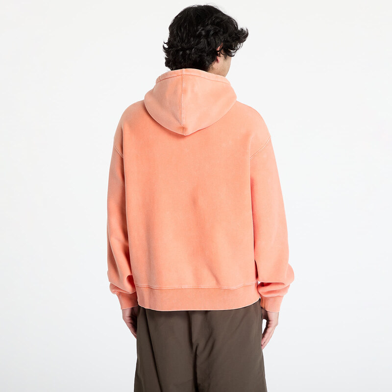 Felpa Patta Classic Washed Hooded Sweater UNISEX Melon XS