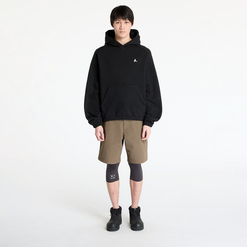 Felpa ROA Logo Hoodie Washed Black M
