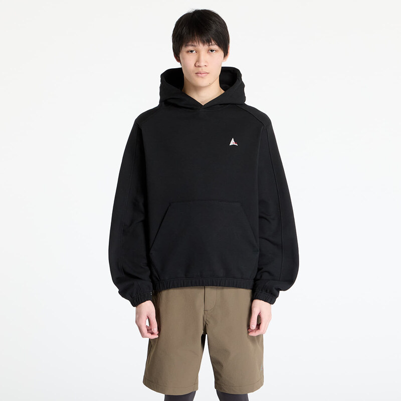 Felpa ROA Logo Hoodie Washed Black M