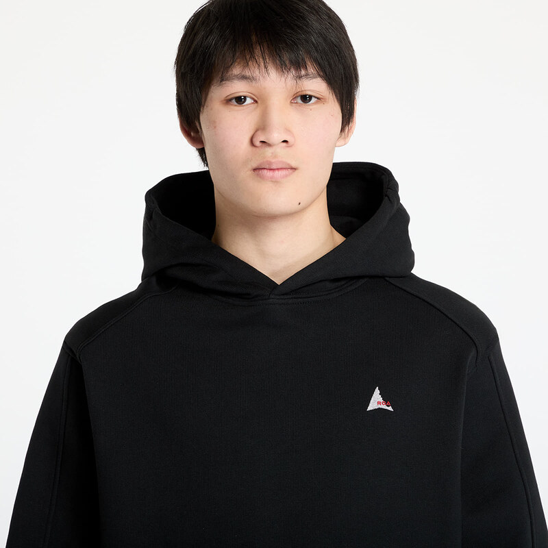 Felpa ROA Logo Hoodie Washed Black M