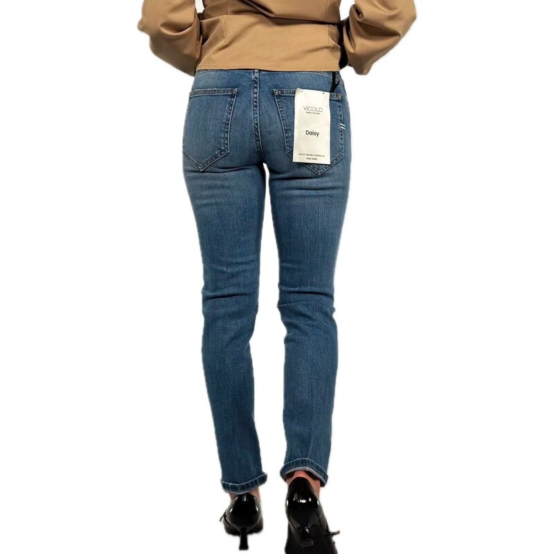 Vicolo Daisy Pantalone Jeans Blue Woman PE25