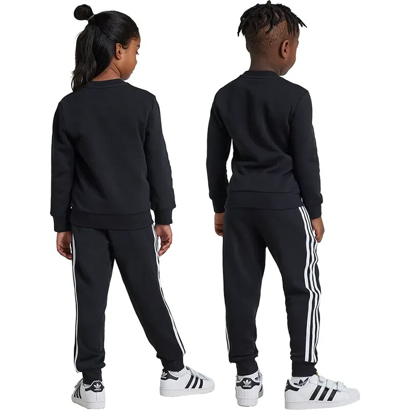 adidas Originals tuta per bambini TREFOIL CREW SE colore nero IY4784