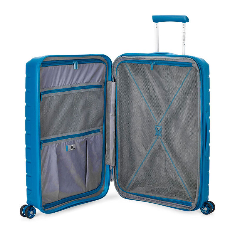 RONCATO TROLLEY MEDIO UNISEX BLU TROLLEY MEDIO