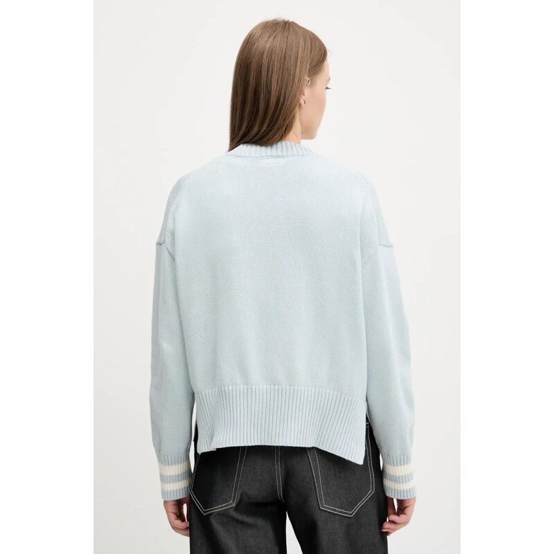 Guess Jeans cardigan in cotone colore blu W4BR81 Z3HM1