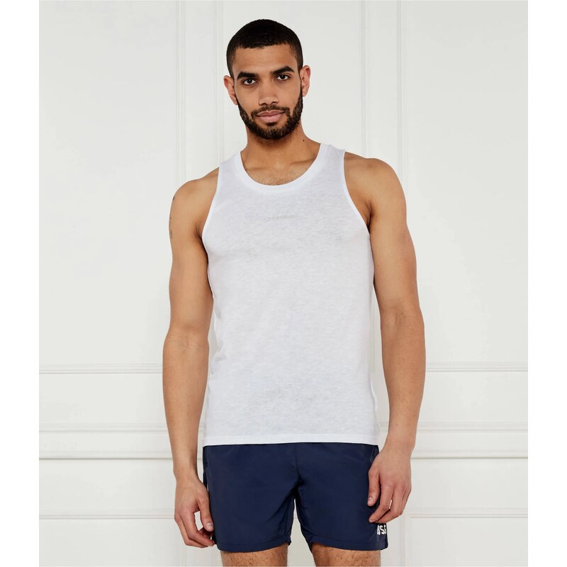 Calvin Klein Swimwear Tank top | Regular Fit | con l'aggiunta di lino