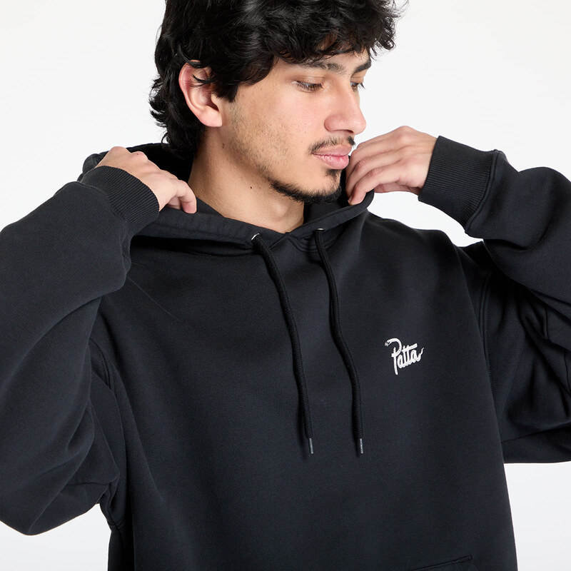 Felpa Patta Snake Heart Boxy Hooded Sweater UNISEX Black XS