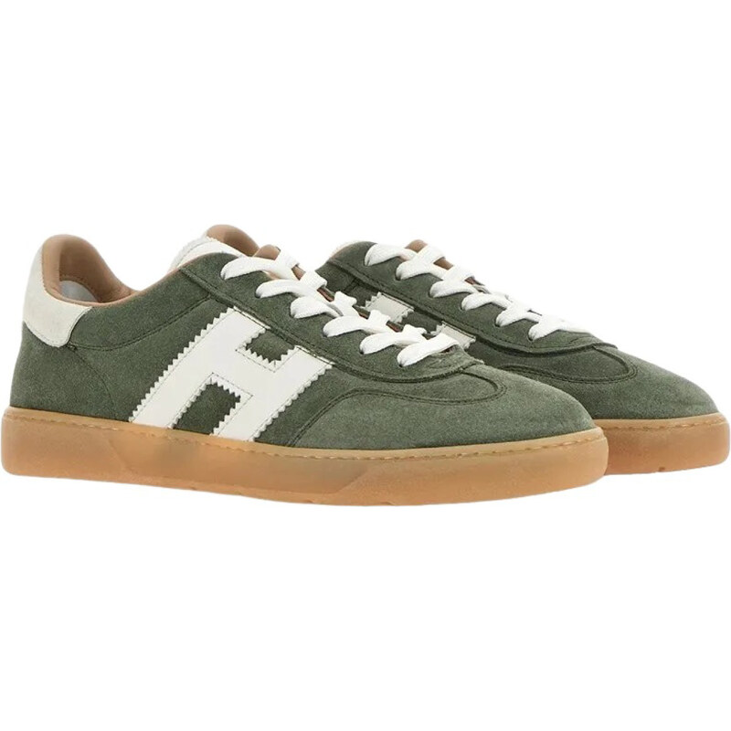Hogan Sneakers Cool in suede verde
