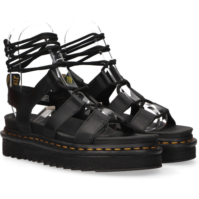 Dr Martens sandalo Nartilla pelle nero